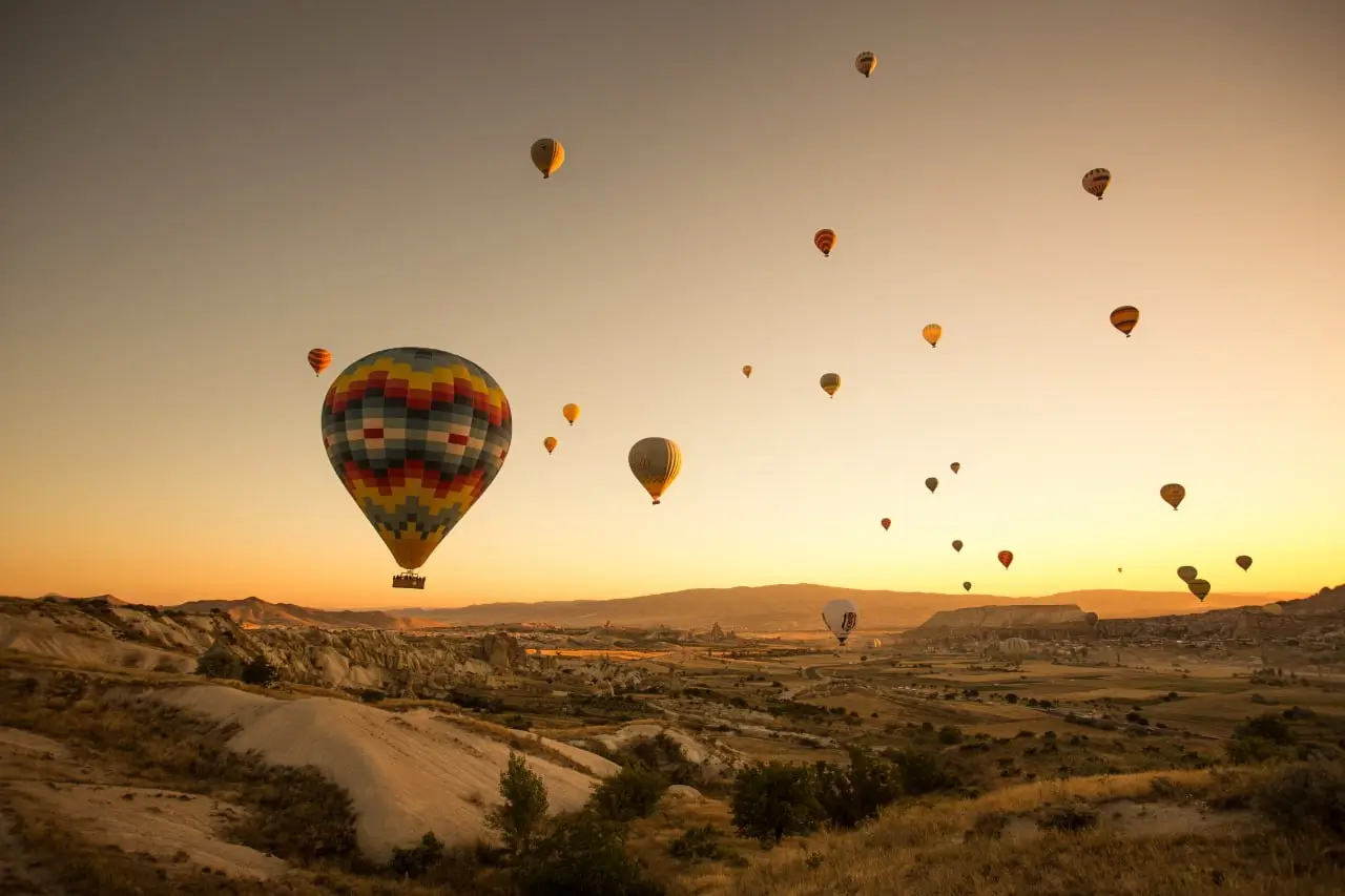 Cappadocia Turkey hot air balloons